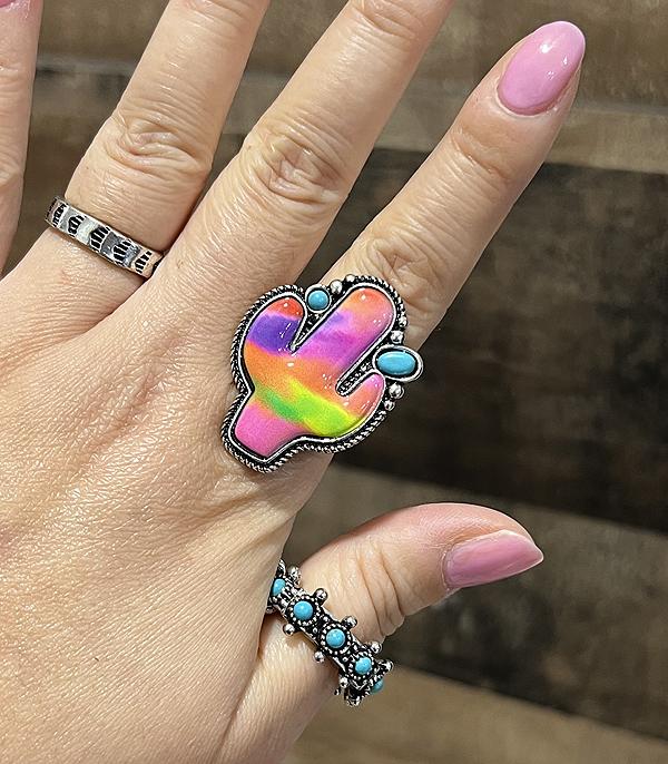 WHAT'S NEW :: Wholesale Western Neon Cactus Ring