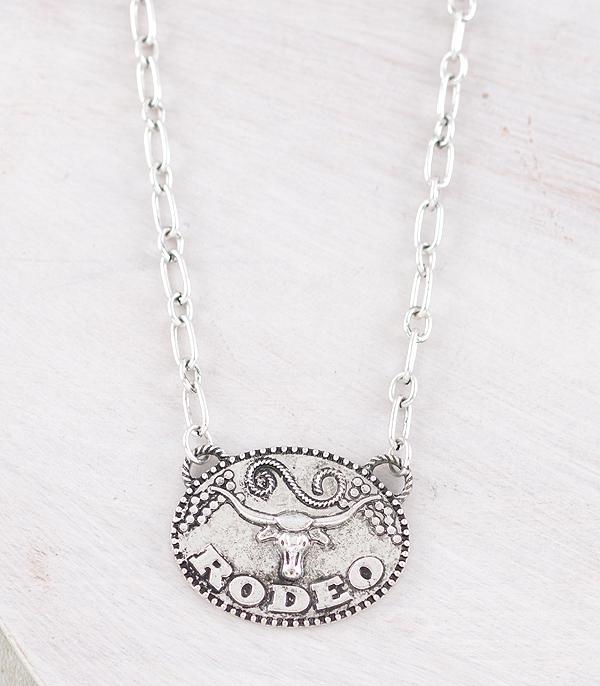 NECKLACES :: WESTERN TREND :: Wholesale Western Rodeo Pendant Necklace