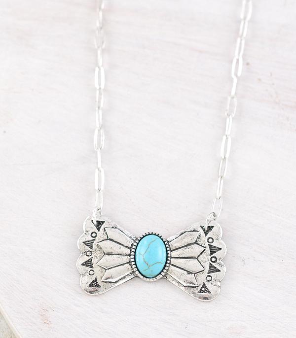 New Arrival :: Wholesale Western Butterfly Concho Necklace