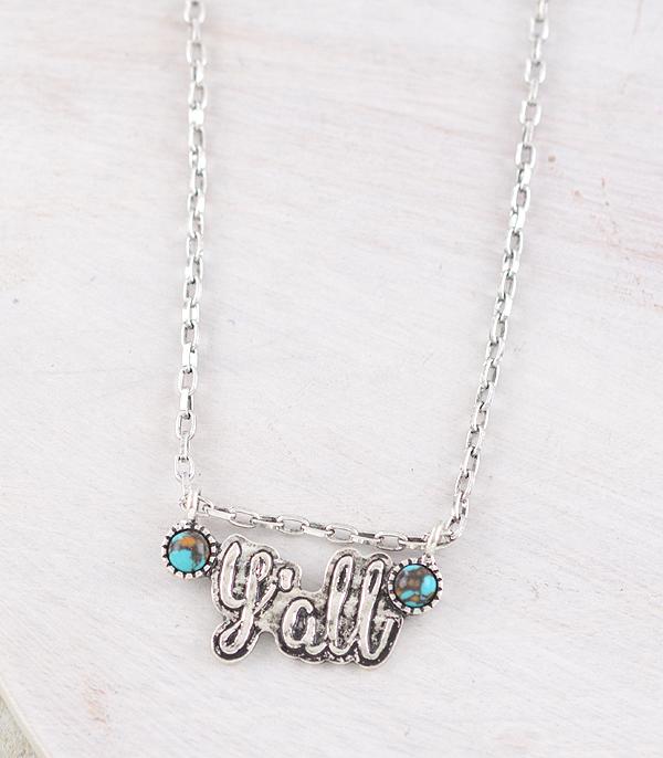 New Arrival :: Wholesale Western Yall Necklace