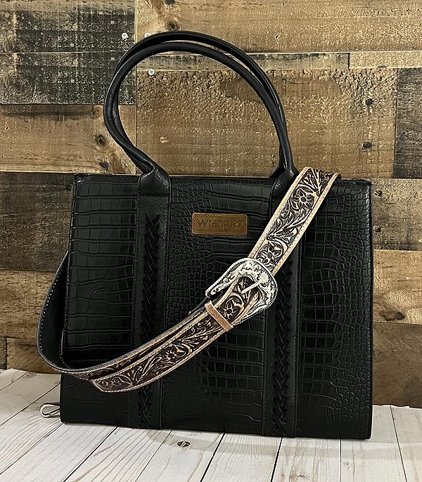 New Arrival :: Wholesale Leather Tooling Buckle Purse Strap