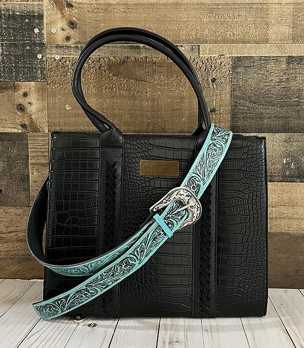 New Arrival :: Wholesale Leather Tooling Buckle Purse Strap