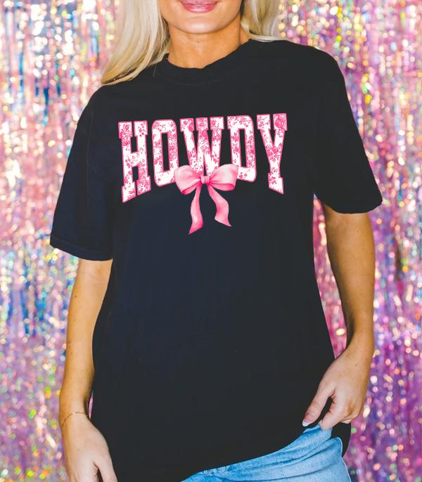 New Arrival :: Wholesale Howdy Coquette Bow Tshirt