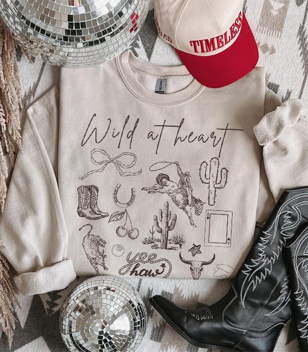 WHAT'S NEW :: Wholesale Western Wild At Heart Sweatshirt