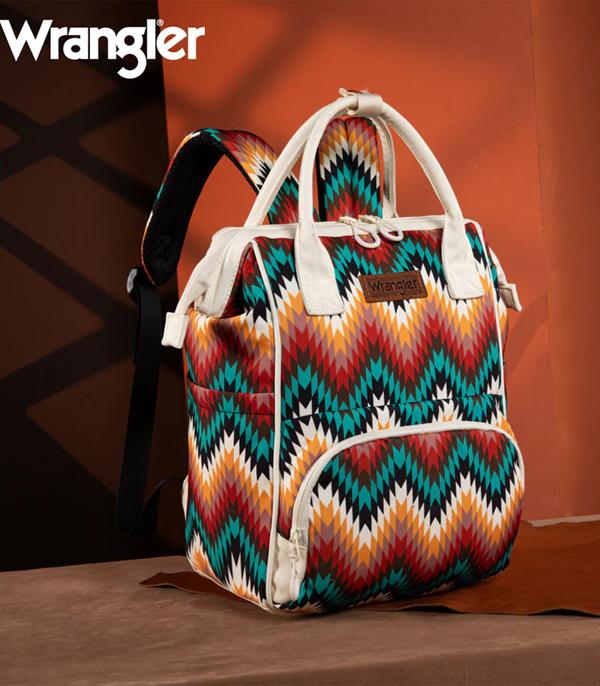 New Arrival :: Wholesale Wrangler Aztec Print Callie Backpack