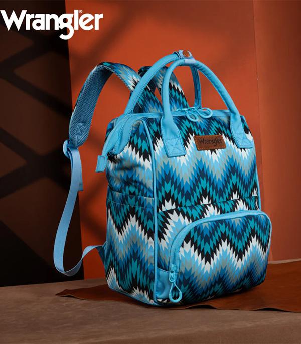 MONTANAWEST BAGS :: WESTERN PURSES :: Wholesale Wrangler Aztec Print Callie Backpack