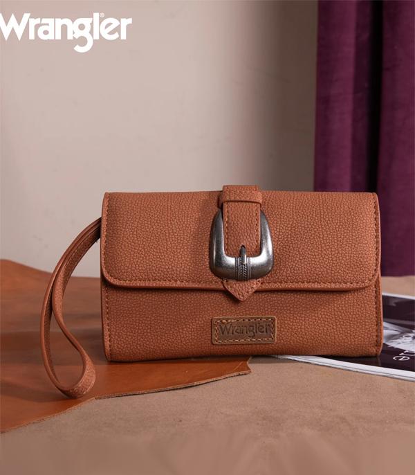 MONTANAWEST BAGS :: CROSSBODY BAGS :: Wholesale Wrangler Buckle Wallet Crossbody Bag