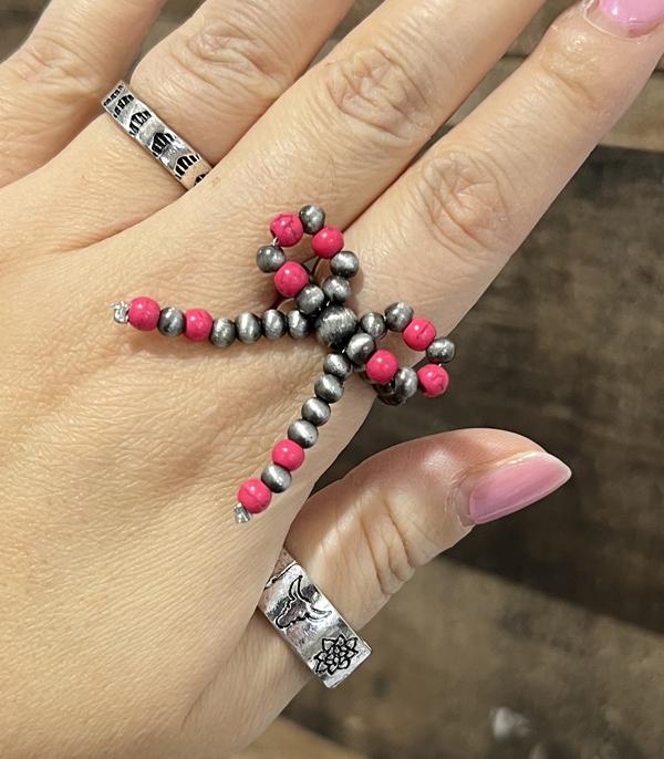 New Arrival :: Wholesale Western Navajo Pearl Bow Ring