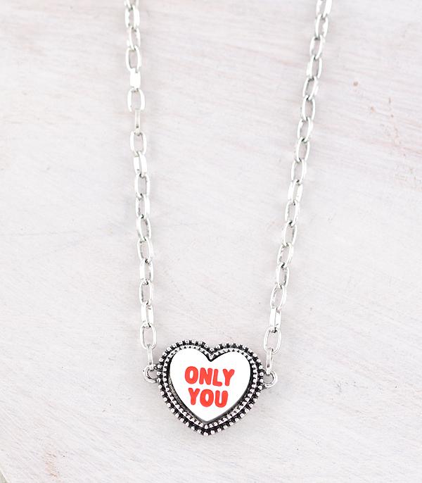 New Arrival :: Wholesale Candy Heart Concho Necklace