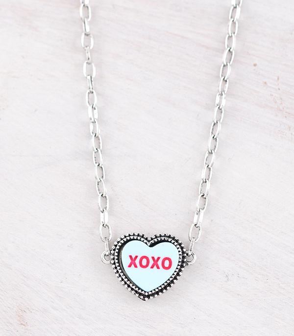 New Arrival :: Wholesale Candy Heart Concho Necklace