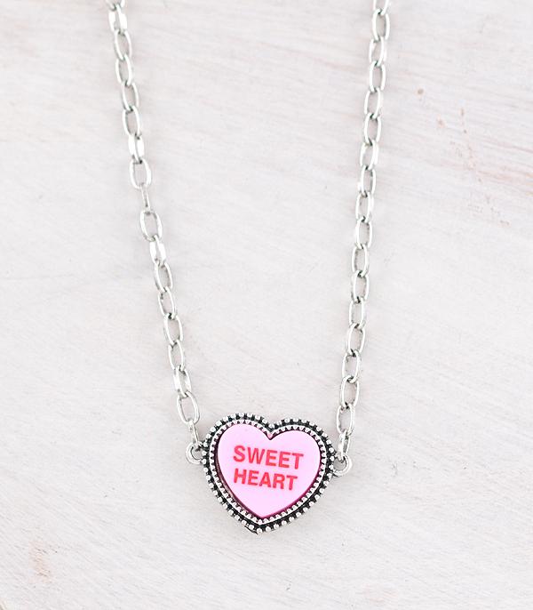 NECKLACES :: TRENDY :: Wholesale Candy Heart Concho Necklace