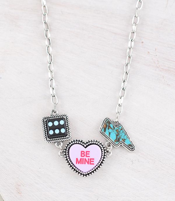 New Arrival :: Wholesale Candy Heart Concho Necklace