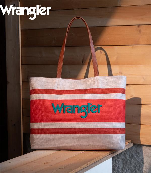 New Arrival :: Wholesale Wrangler Logo Canvas Tote Bag