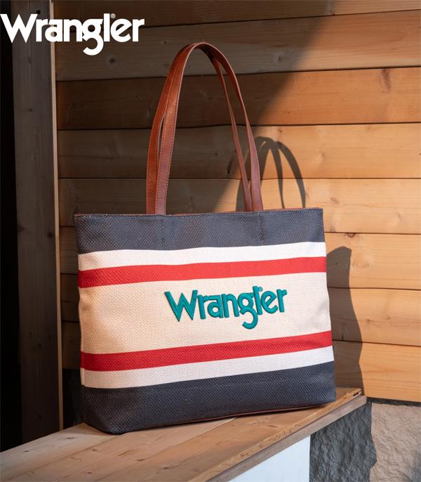 New Arrival :: Wholesale Wrangler Logo Canvas Tote Bag