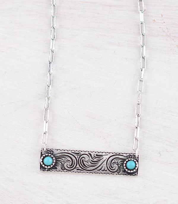 WHAT'S NEW :: Wholesale Western Tooling Bar Necklace