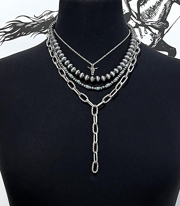 NECKLACES :: WESTERN TREND :: Wholesale Western Trending Layered Necklace