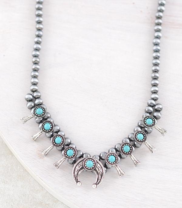 New Arrival :: Wholesale Western Squash Blossom Necklace