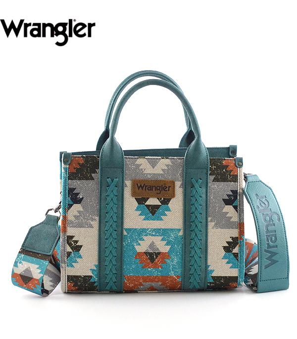 MONTANAWEST BAGS :: WESTERN PURSES :: Wholesale Wrangler Aztec Print Tote Crossbody