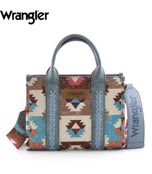 MONTANAWEST BAGS :: WESTERN PURSES :: Wholesale Wrangler Aztec Print Tote Crossbody