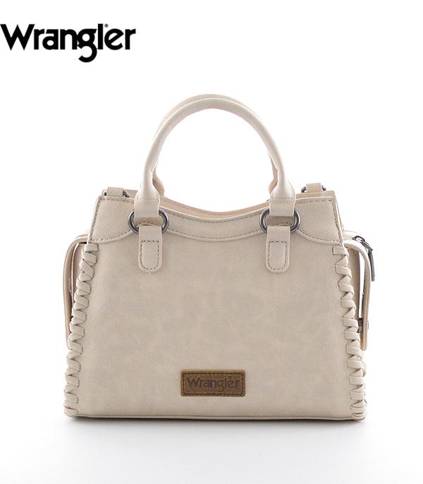 New Arrival :: Wholesale Wrangler Braided Detail Tote Crossbody 