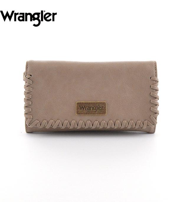 MONTANAWEST BAGS :: MENS WALLETS I SMALL ACCESSORIES :: Wholesale Wrangler Braided Detail Wallet Wristlet