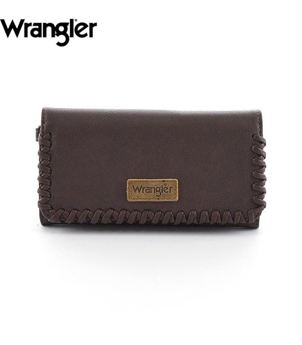 MONTANAWEST BAGS :: MENS WALLETS I SMALL ACCESSORIES :: Wholesale Wrangler Braided Detail Wallet Wristlet