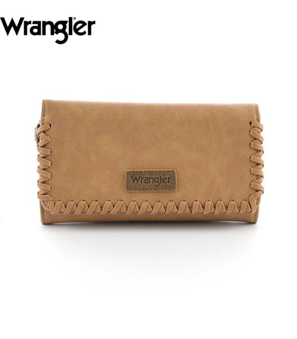 MONTANAWEST BAGS :: MENS WALLETS I SMALL ACCESSORIES :: Wholesale Wrangler Braided Detail Wallet Wristlet