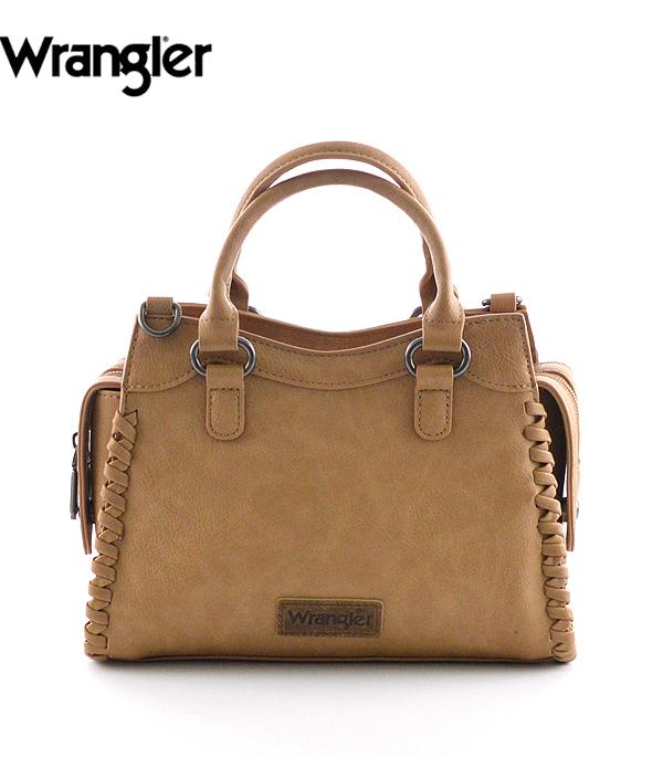 New Arrival :: Wholesale Wrangler Braided Detail Tote Crossbody 