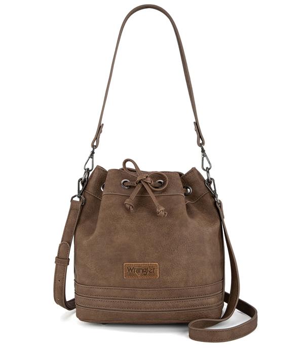 New Arrival :: Wholesale Wrangler Drawstring Crossbody Bag 