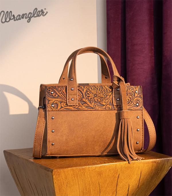 MONTANAWEST BAGS :: WESTERN PURSES :: Wholesale Wrangler Tooled Tote Crossbody Bag