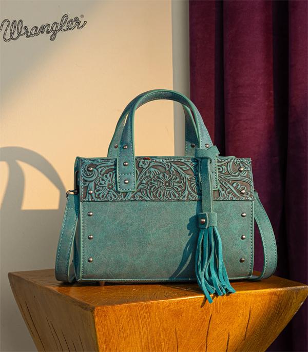 MONTANAWEST BAGS :: WESTERN PURSES :: Wholesale Wrangler Tooled Tote Crossbody Bag