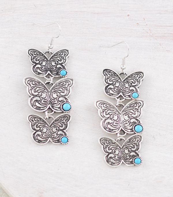 New Arrival :: Wholesale Western Butterfly Earrings