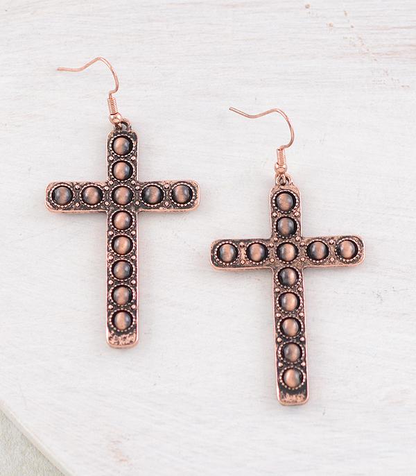 New Arrival :: Wholesale Western Navajo Pearl Cross Earrings