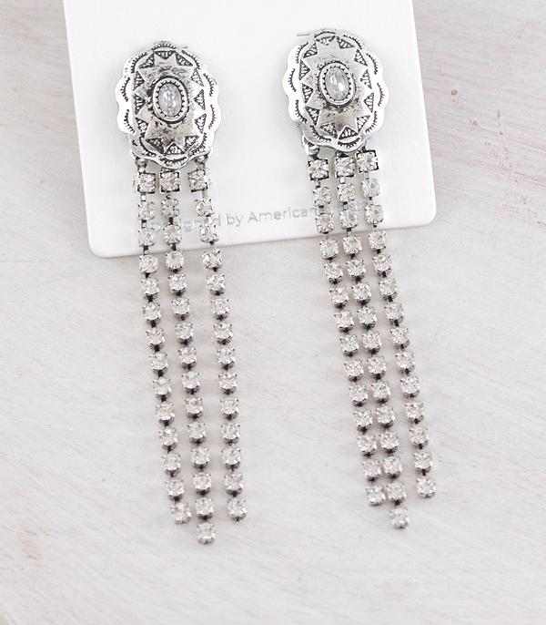 WHAT'S NEW :: Wholesale Western Concho Tassel Earrings