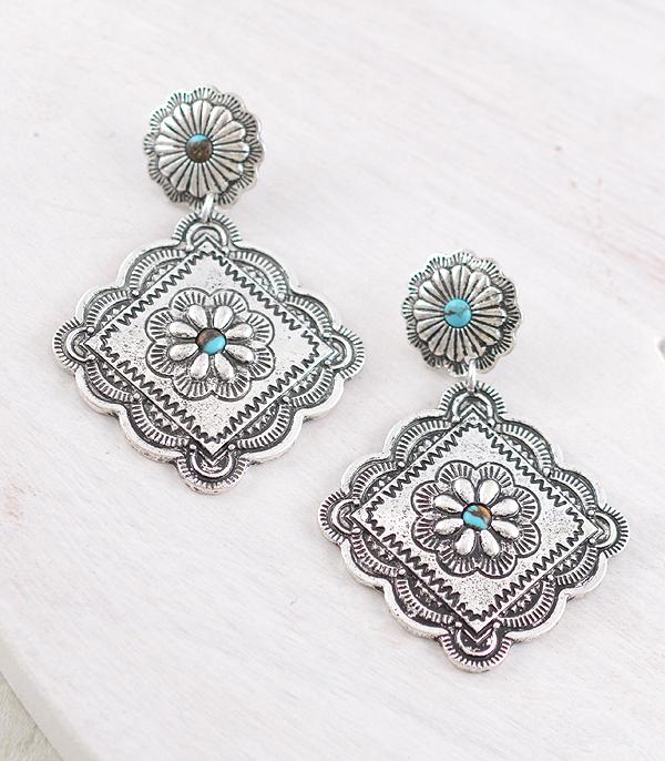 EARRINGS :: WESTERN POST EARRINGS :: Wholesale Western Concho Earrings