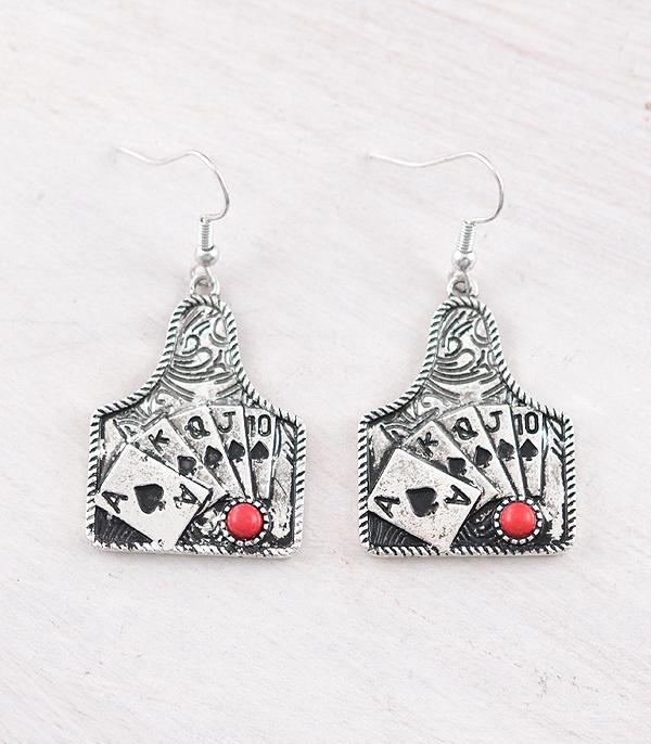 New Arrival :: Wholesale Western Cattle Tag Earrings