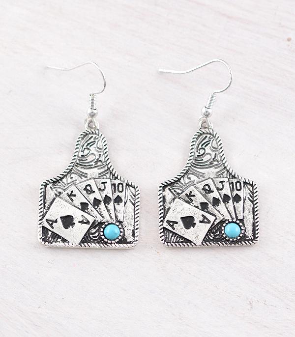 New Arrival :: Wholesale Western Cattle Tag Earrings