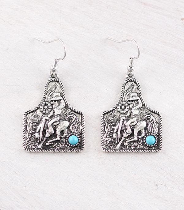 New Arrival :: Wholesale Western Cattle Tag Earrings