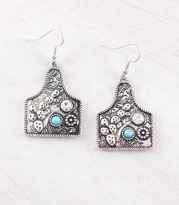 New Arrival :: Wholesale Western Cattle Tag Earrings