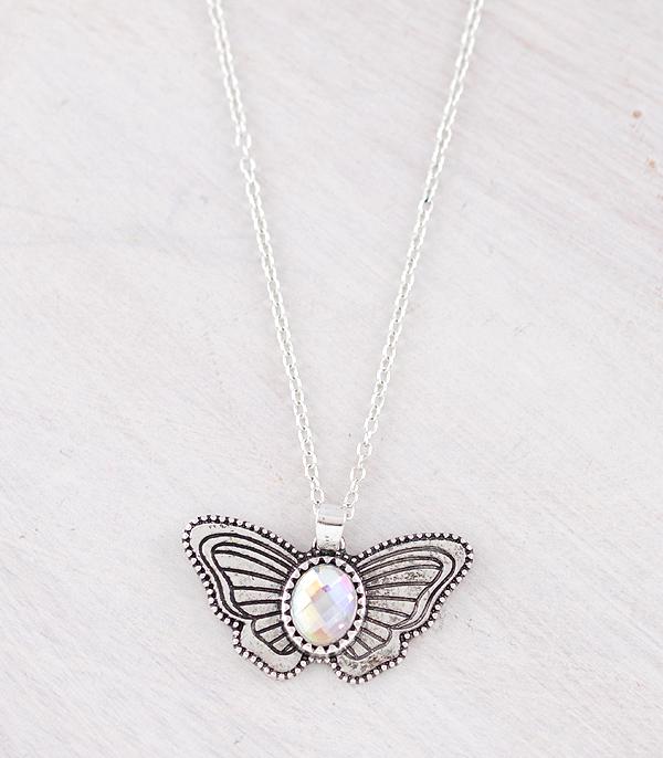 NECKLACES :: WESTERN TREND :: Wholesale Western Butterfly Pendant Necklace