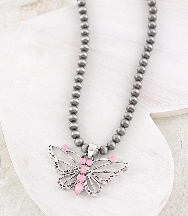 New Arrival :: Wholesale Western Butterfly Pendant Necklace