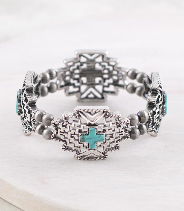 BRACELETS :: STRETCH :: Wholesale Western Aztec Bracelet