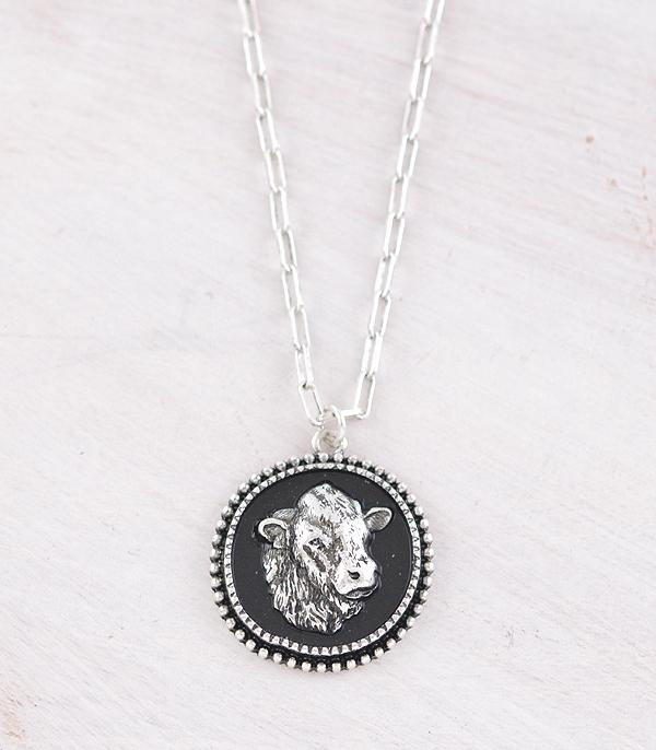 WHAT'S NEW :: Wholesale Western Cow Pendant Necklace