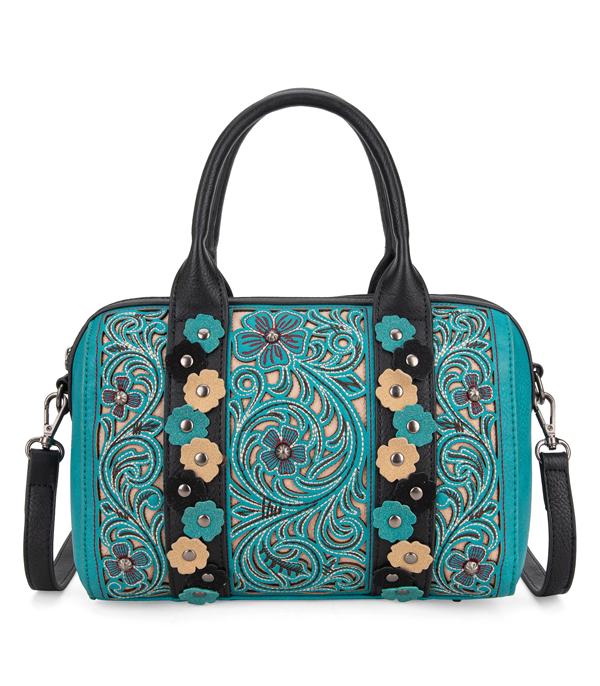 WHAT'S NEW :: Wholesale Montana West Floral Barrel Satchel Bag