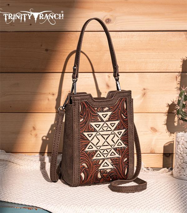 WHAT'S NEW :: Wholesale Trinity Ranch Aztec Tooled Mini Bag