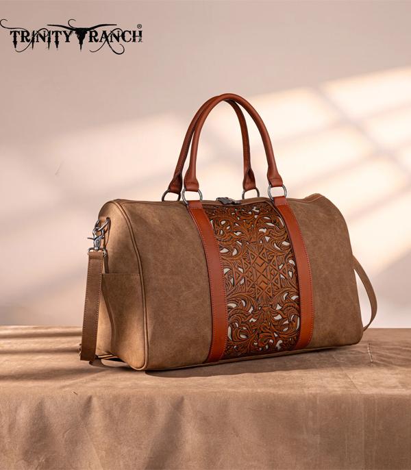 WHAT'S NEW :: Wholesale Trinity Ranch Tooled Aztec Weekender Bag