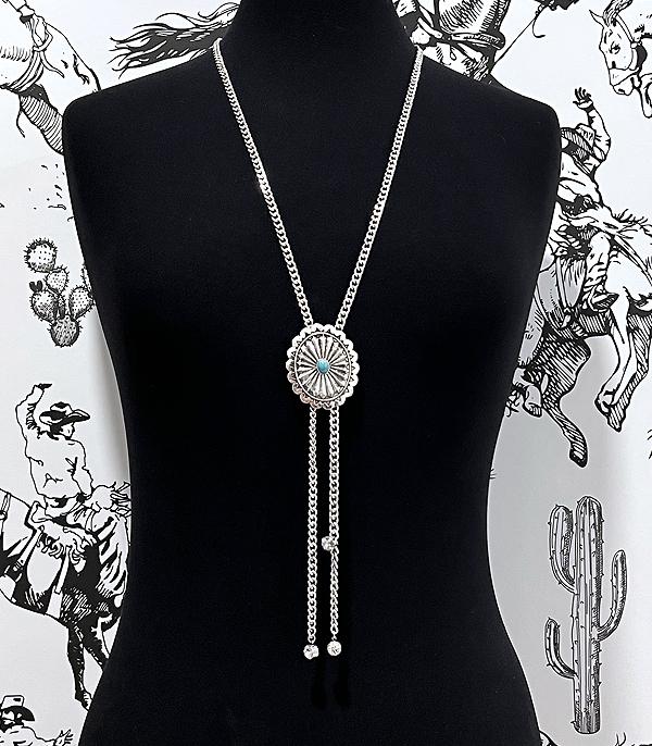 WHAT'S NEW :: Wholesale Western Concho Long Necklace