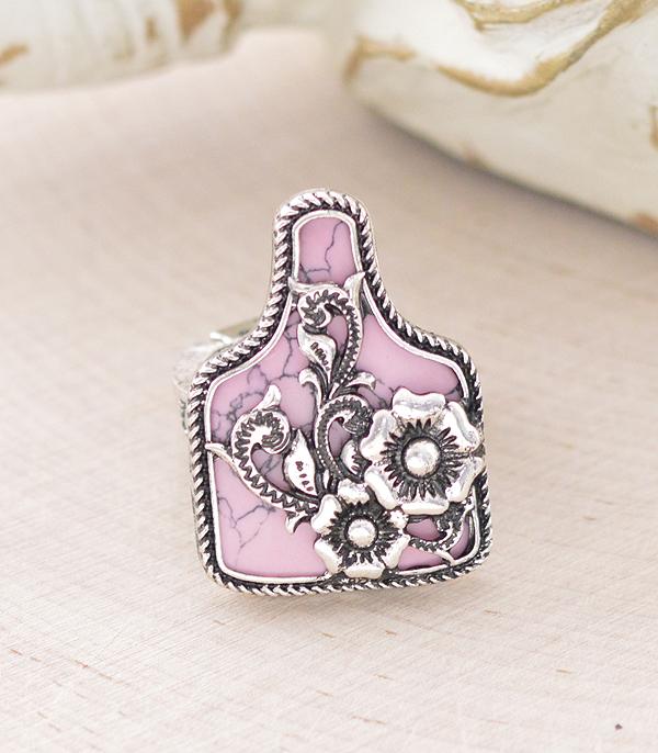 WHAT'S NEW :: Wholesale Western Cattle Tag Stone Ring