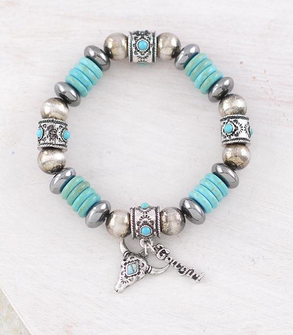 WHAT'S NEW :: Wholesale Western Cowgirl Charm Bracelet