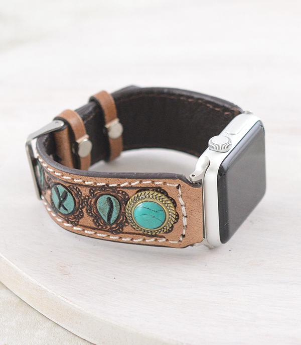 <font color=BLUE>WATCH BAND/ GIFT ITEMS</font> :: SMART WATCH BAND :: Wholesale Western Leather Apple Watch Band